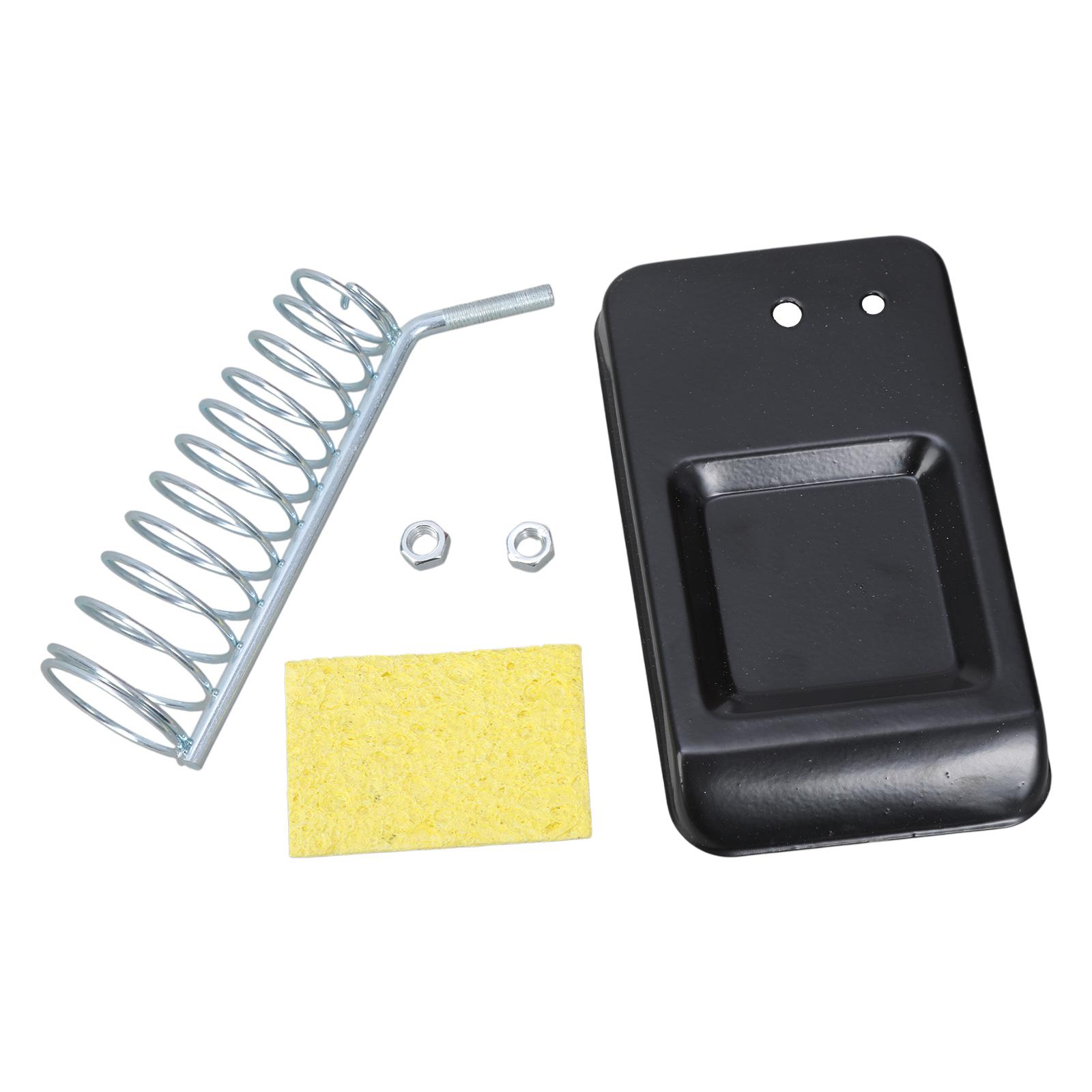 

Подставка для паяльника Портативный держатель Подставка для паяльной проволоки Сварочная губка для очистки Аксессуары для электрического паяльника B