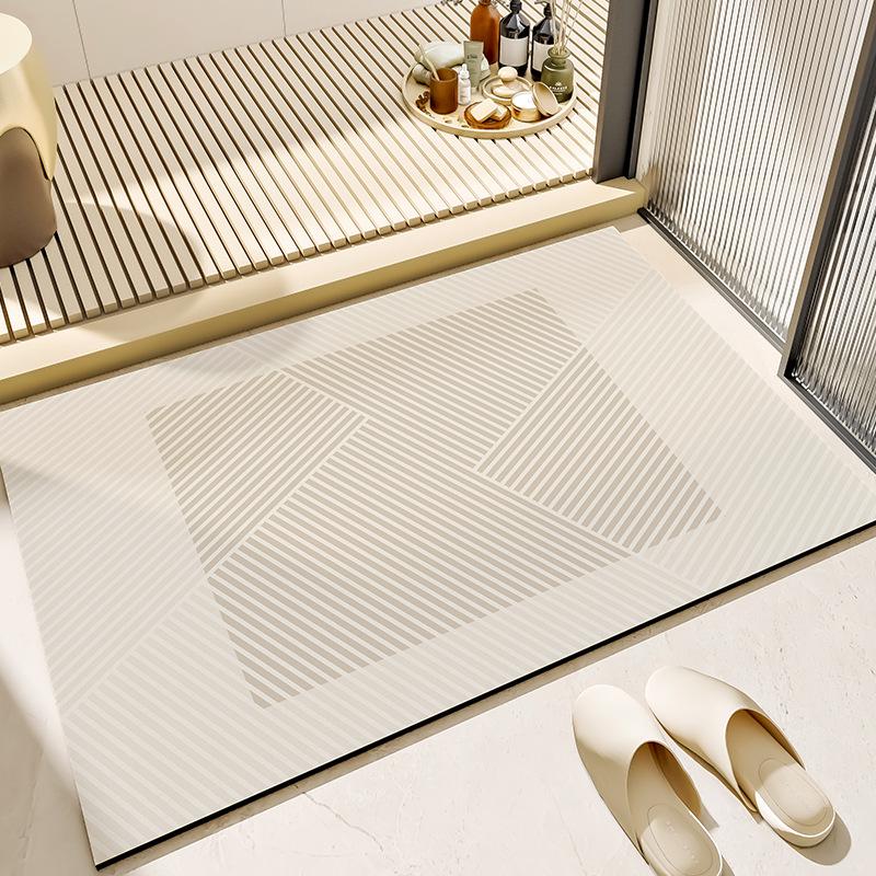 Nordic Minimalist Diatomaceous Earth Non-Slip Bathroom Mat - Wear-Resistant & Absorbent