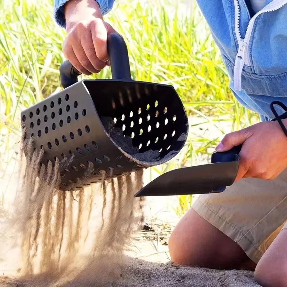 2Pcs Plastic Beach Finds Scoop Digging Tool Beach Shovel Sand Sifter  Utensils Supplies