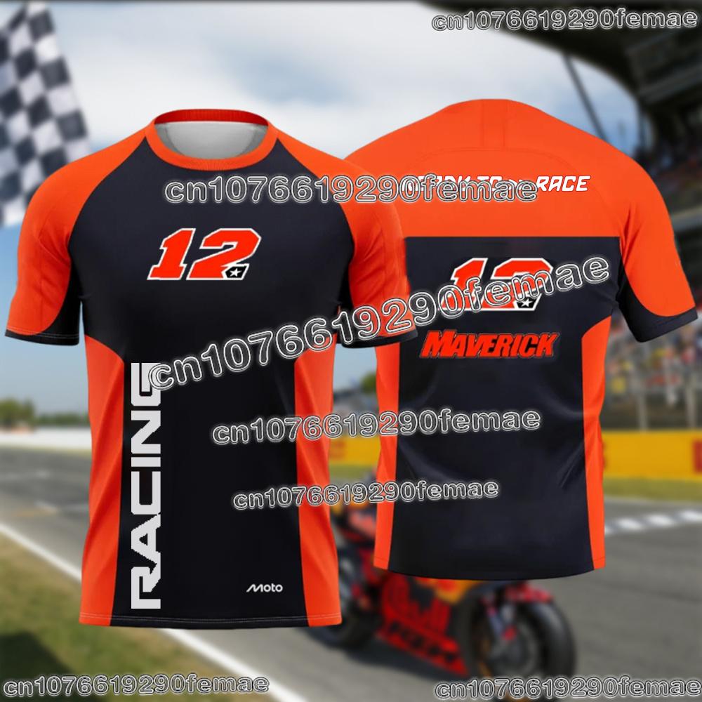New Spanish Motorcycle Racing Driver No. 37 Acosta Commemorative T-Shirt, Daily Sports Quick-Dry, Sweat-Absorbent Top