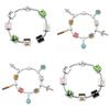 Minecraft Diy Bead Bracelet Kit With Zinc Alloy Charms For Teens And Adults