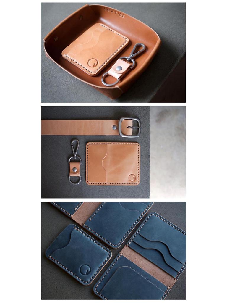 DIY Leather Hand Sewing Tools: Black Shallow Semicircle Punch Set