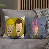 B-Beavis and B-Butt-H-Head Throw Pillow Case For 45x45cm 40x40cm 55x55cm 50x50cm 30x30cm Square Car Pillowcase Shell