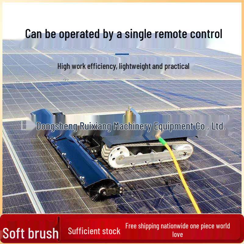 Remote-Controlled Solar Panel Cleaning Robot for Photovoltaic Systems