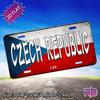 D Flat  Czech Republic Metal Sign in D Flat Design  XCm UV Printed Ideal for Indoor And Outdoor Use Perfect for Home