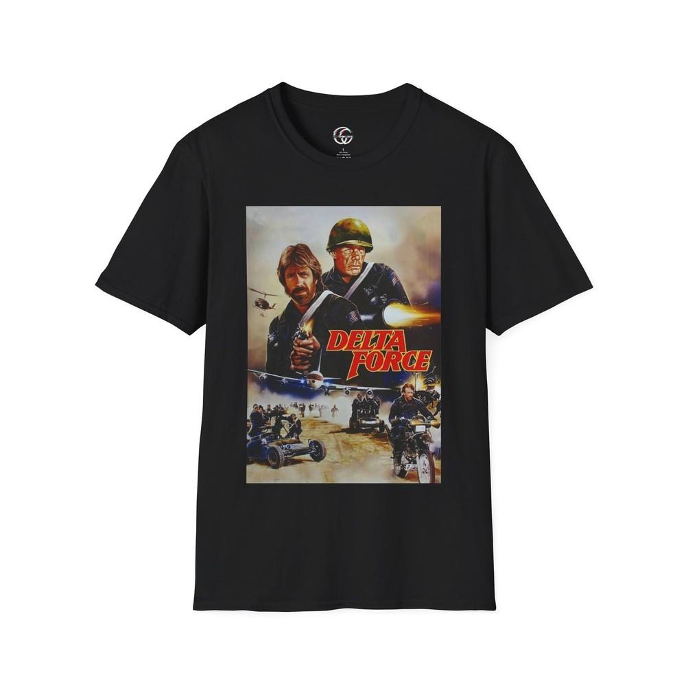 Delta Force Movie Poster Retro TShirt For Men amp; Women Chuck Norris Tee Unisex T-Shirt XXXL