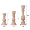 Pillar Wooden Candle Holders Taper Unfinished Candle Holders DIY Candle Holders  Special Occasions
