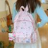 Schoolbag Milk Moe Cartoon Cat Printed School Bag Japanese Soft Girl Fresh Age Reduction Student Class Travel Versatile Backpack