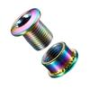 AntiRusts Chainring Screws Versatiles Steel Chainring Nut Bicycles Lock Screws for Durability and Enhancing Performances