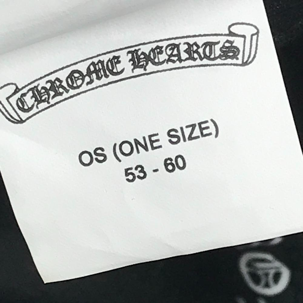 CHROME HEARTS CH logo Bicolor hat cap baseball cap cotton / polyester Black/gray