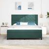 Boxspring bed with headboard Dark Green 180 x 200 cm Velvet