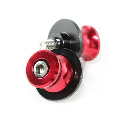 MAXIMASELECT Universal Swing Arm M8 Bolt Aluminum Rear 0.3 Inch (8 Mm) Red Stand