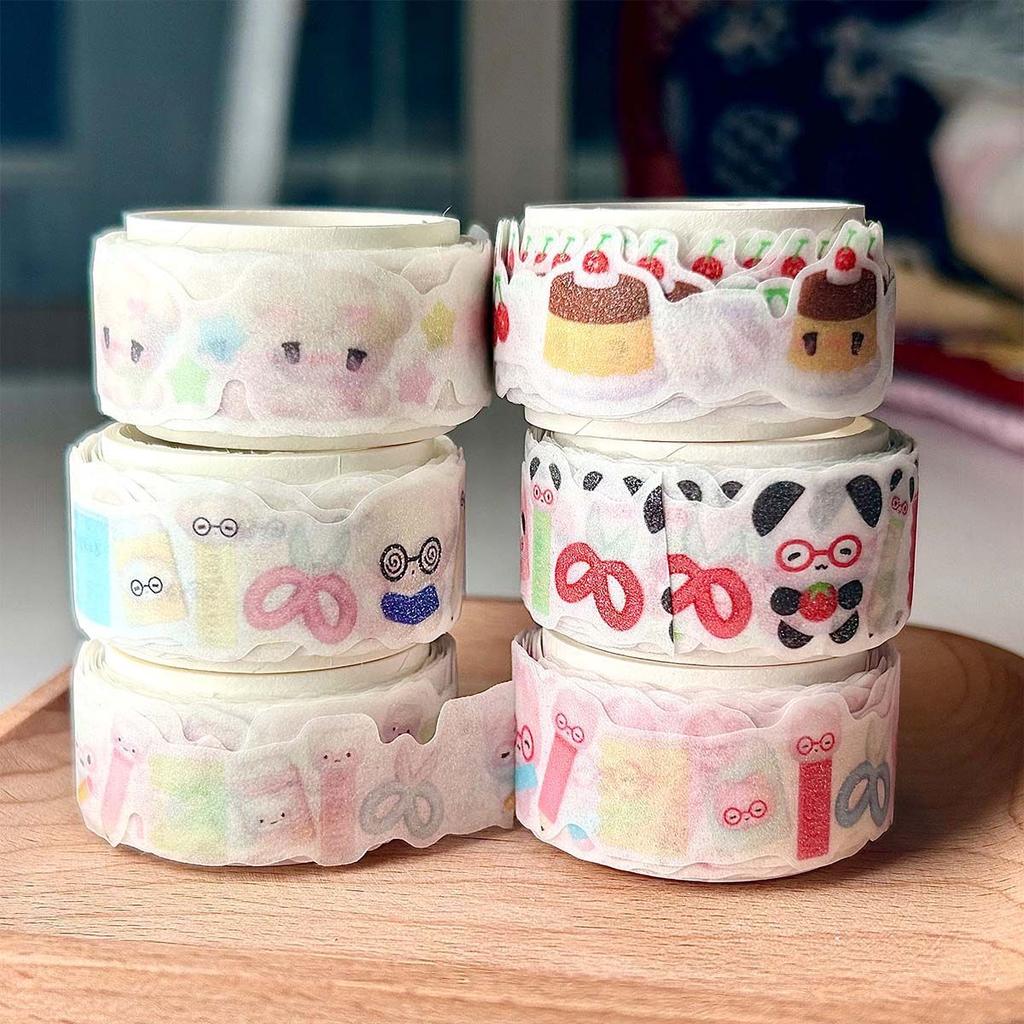 MINKYS Cute 3M Washi Masking Tape Scrapbooking Journal Decorative Adhesive Tape Hand Book Material Stationery