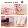 Autumn Baby Girl Hanfu Romper - 100 Days Cheongsam Harem Pants