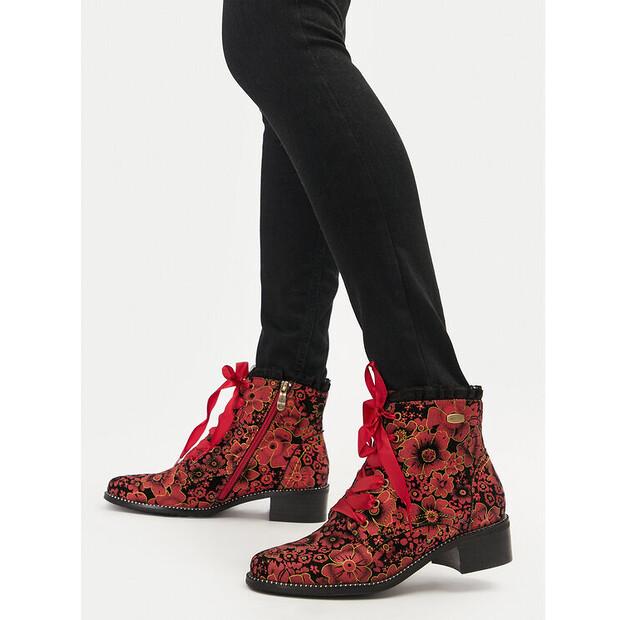 Ankle Boots Laura Vita Emcmao 45 Red