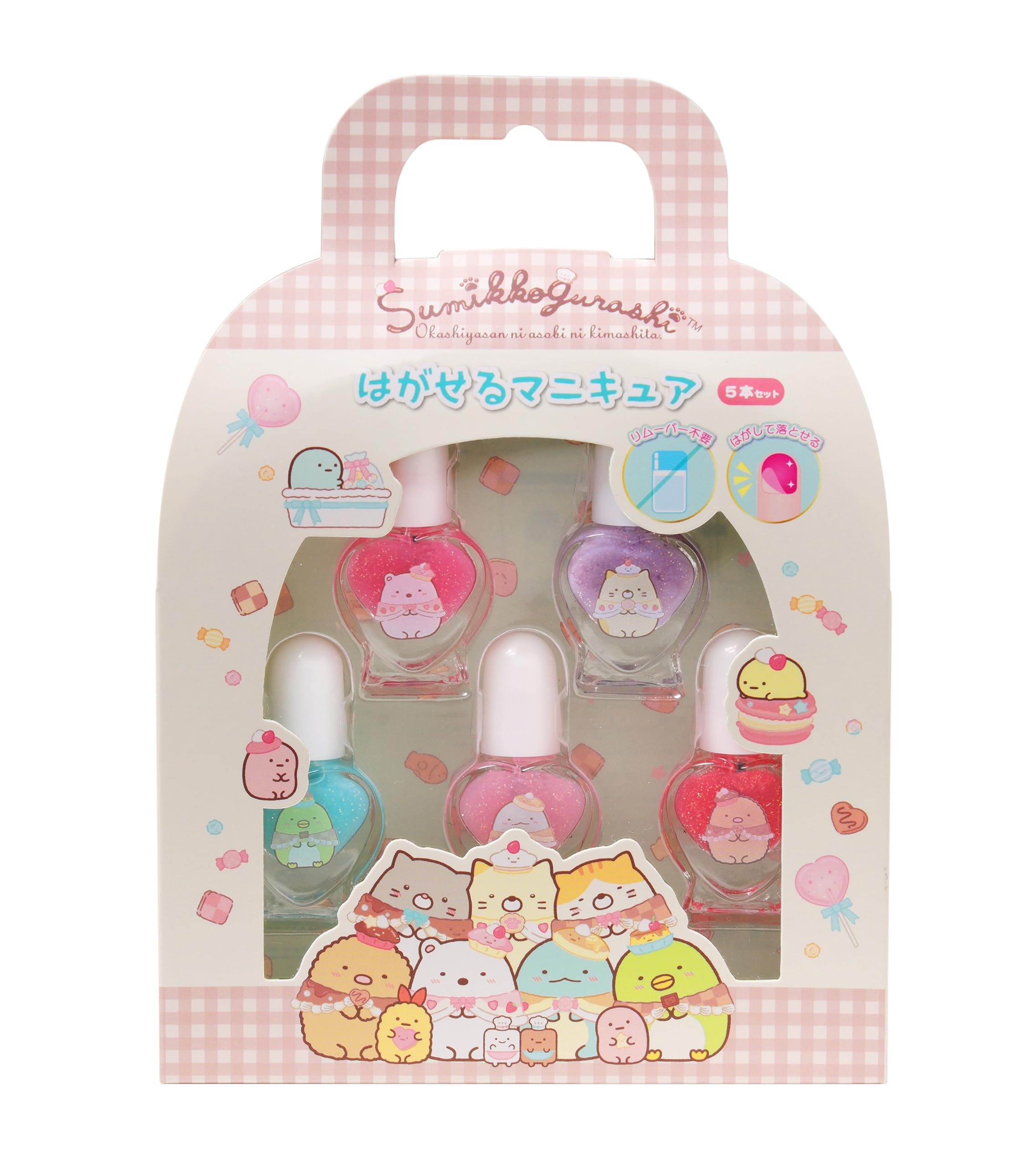 

Wraith Sumikkogurashi Набор для ногтей из 230730 штук, отслаивающийся лак, 5,