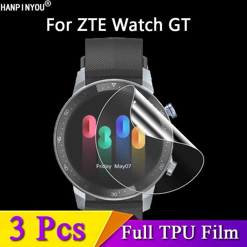 Buy 1Pack\u003d3Pcs For ZTE Watch GT Smart Watch Ultra Clear Full Cover Soft TPU  Repairable Hydrogel Film Screen Protector -Not Tempered Glass at affordable  prices — free shipping, real reviews with photos —