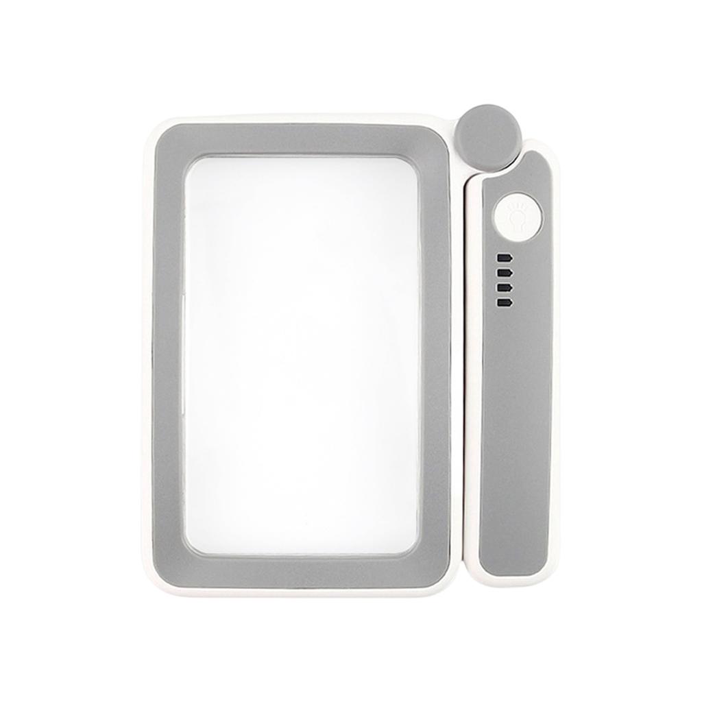 Große Lupe mit LED-Licht, faltbare Handlupe zum Lesen und für Detailansichten mit portablem Design