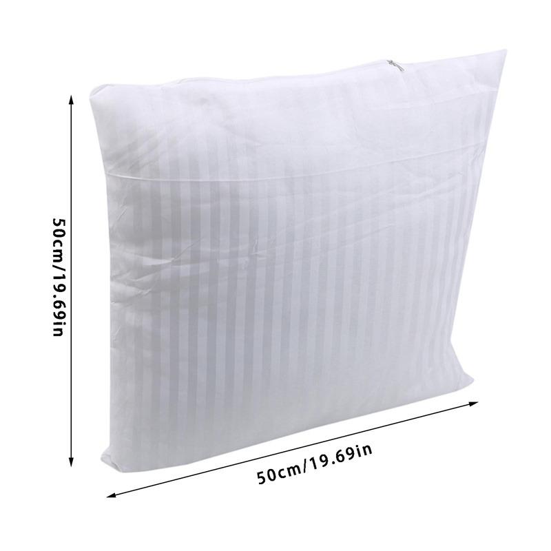 1/2pcs 2025 New White Soft Pillow Cushion Seat Inner Filling Cotton-Padded Pillow Core For Car Insert Cushion Core Soft