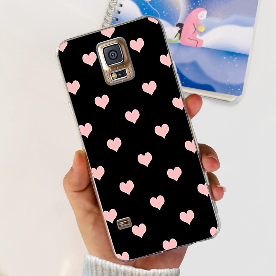 For Samsung Galaxy S5 Case G900F G900I G900M G900A G900T Cute Painted Cover Soft TPU Phone Case For Samsung S5 S 5 GalaxyS5 Bags