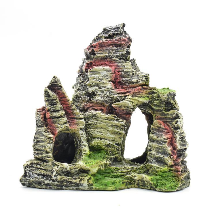 Aquarium Rockery Resin Decoration: Artificial Mountain for Fish Tanks