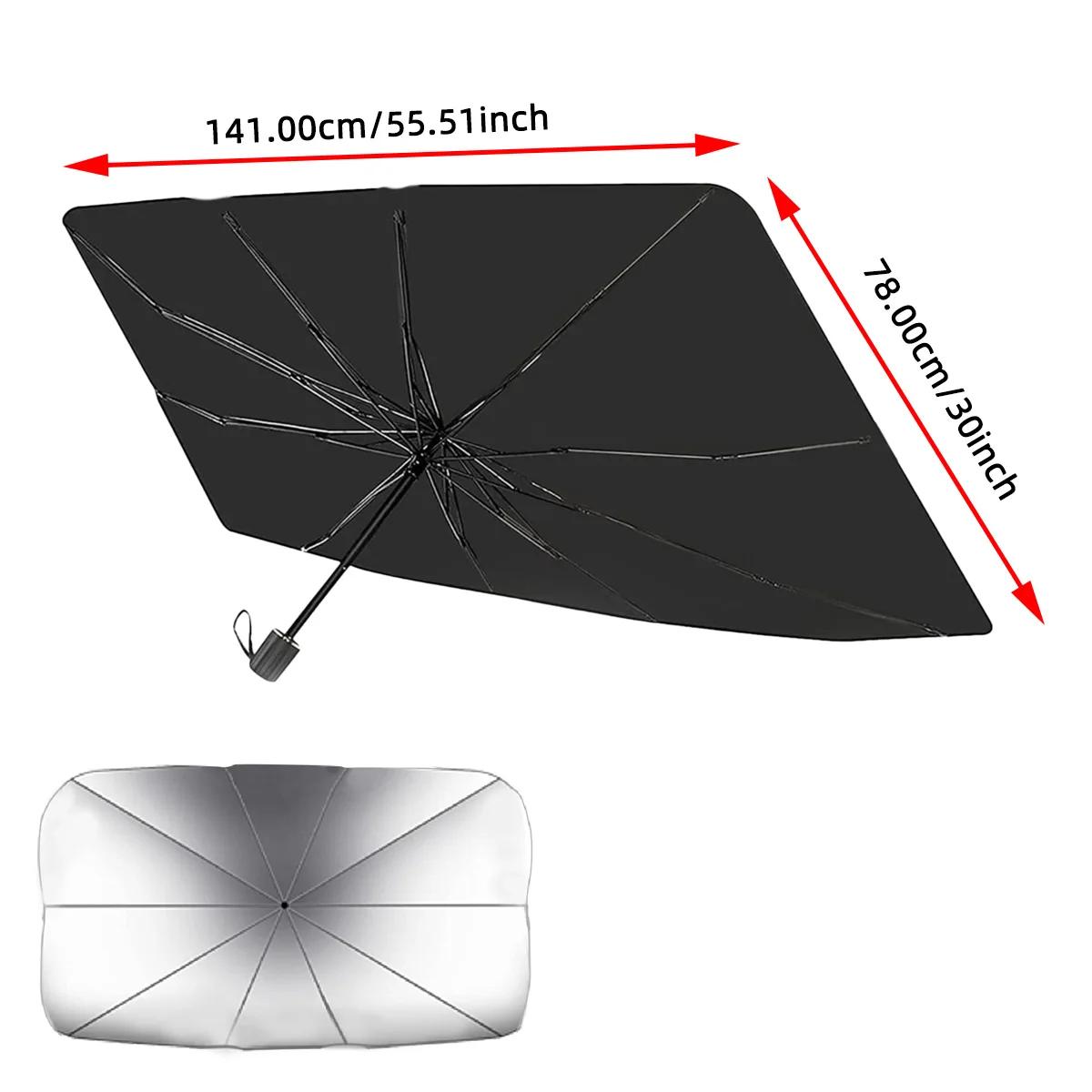 

Автомобильный солнцезащитный козырек Автомобильный козырек на лобовое стекло Выдвижной Легко хранить Портативный Солнцезащита Теплоизоляция Блок чёрный