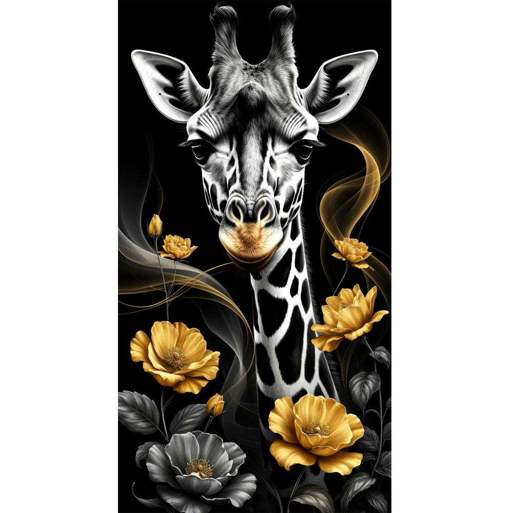 Large Size Mosaic DIY Full Diamond Painting Kits Art Giraffe Owl Leopard Picture Embroidery Cross Stitch Rhinestones