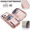 Applicable IPhone17Air Mobile Phone Case Crossbody Apple 17Pro Max Multi-function Mobile Phone Leather Case Zipper Bag