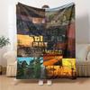 1pc Grand Theft Auto Soft Flannel Blanket with Designer Print A Cozy Blanket for All Seasons, Perfect for the Couch, Bed, Office