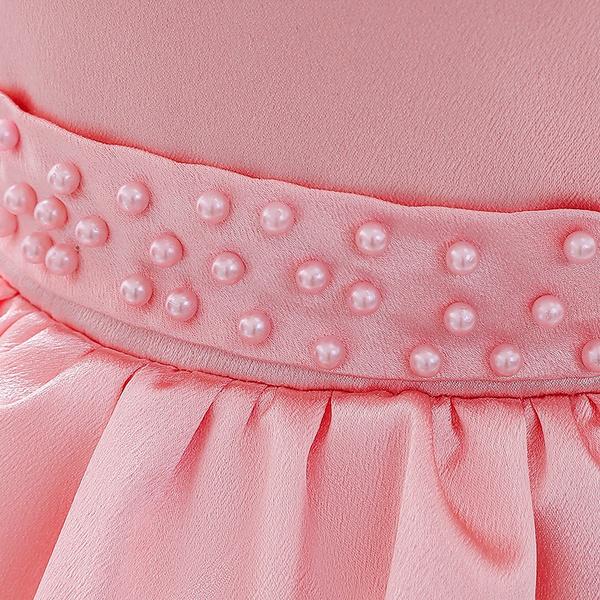 Infant Big Bow Trailing Baby Dress Costumes Kids Clothes Princess Party Wedding Dresses for Baby Girls 1st Year Birthday Dress