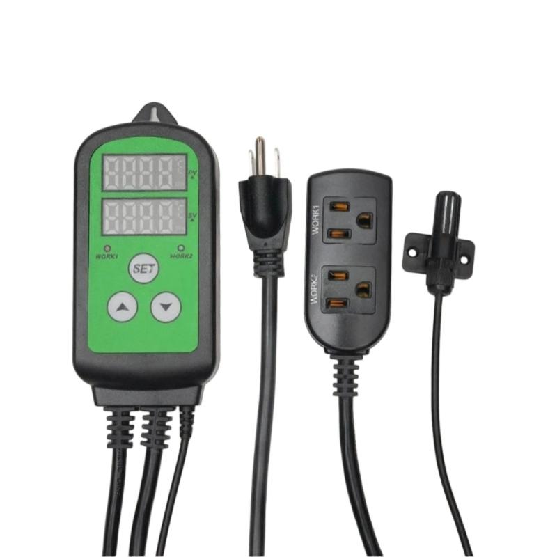 Digitaler Feuchtigkeitsregler 1200W 110V für Gewächshaus Pilzzucht Heimbrauen Intelligentes Steuerungssystem