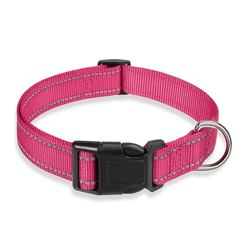 Reflective Dog Collar for Small Medium Dogs, Adjustable Safety Pet Neck Collar, Night Visibility Dog Neck Band, Pet Supplies