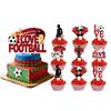 New CR7 Birthday Decoration Soccer Superstar Party Supplies Football Party Favors Tablecloth Plate Paper Cup Backdrop