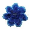 Retro 3D Embroidered Patches Large Sew On Peony Embroidery Decal Fabric Supplies Sewing Accessories