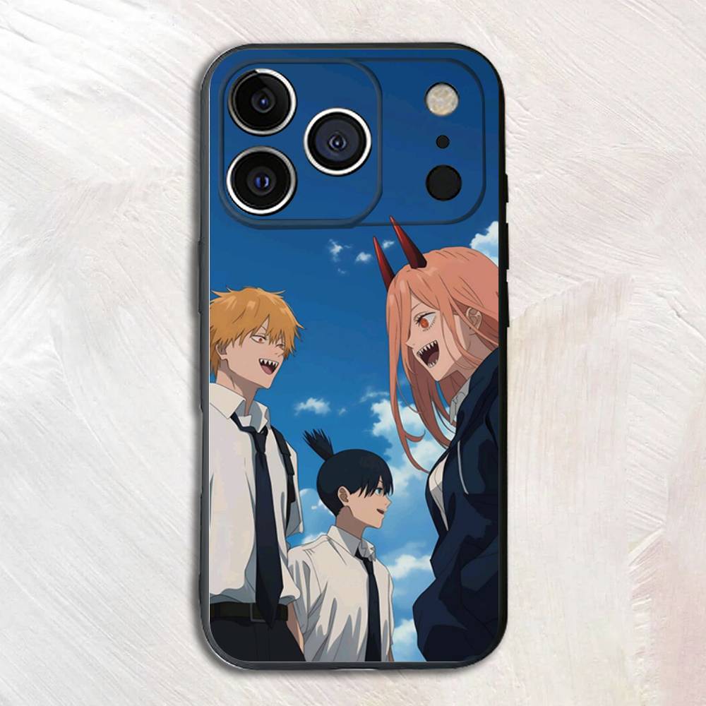 

Anime D-Denji Silicone Phone Case For iPhone 17,16,15,14,13,12 X XS Plus Pro Max Shockproof Soft Cover iPhone17pro
