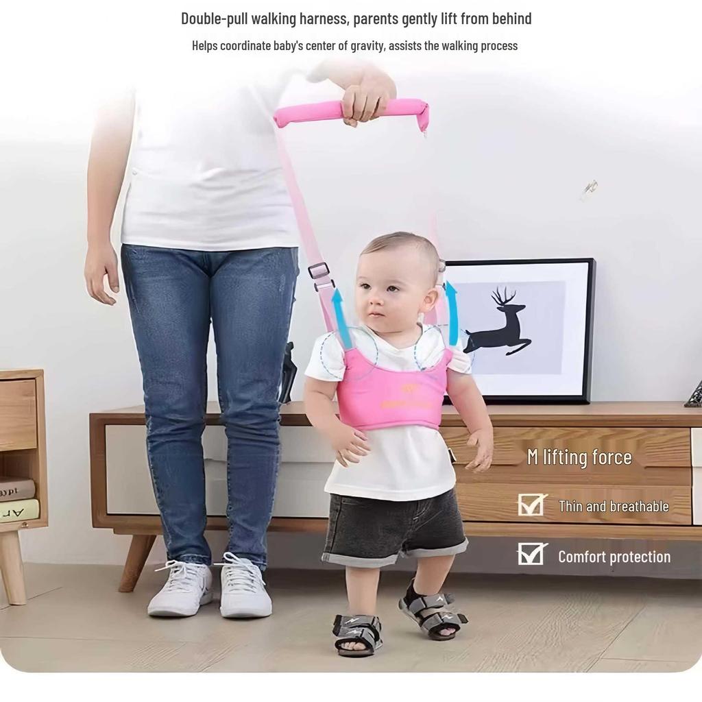 Breathable Baby Walking Harness & Anti-Fall Leash for Infants & Toddlers