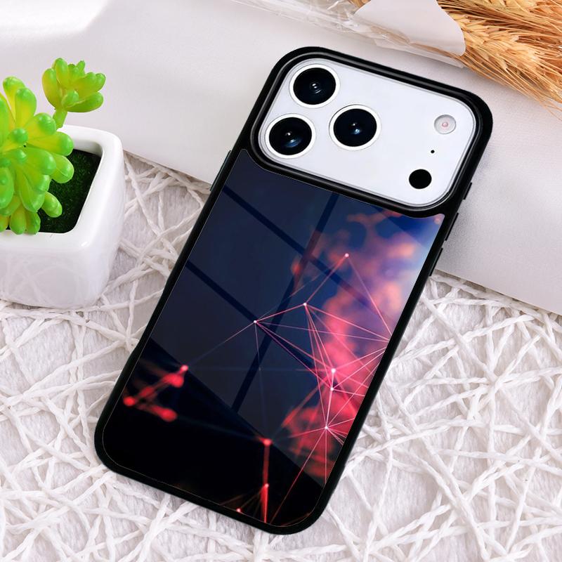 

The light waves Geometry Abstract Triangle Shockproof Phone Case for iPhone 17 Air 16e 15 11 12 14 13 Pro Max Cover Coque iPhone 13 Pro