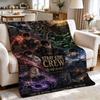 Harry Potter'S Magical World Pattern Theme Flannel Blanket Allseason Fleece Blanket For Bedroom Sofa Bed Home Decor Christmas Gift