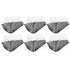 100Pcs Plastic Packing Box Triangular Cake Box Container for Pastry Bakery Dessert