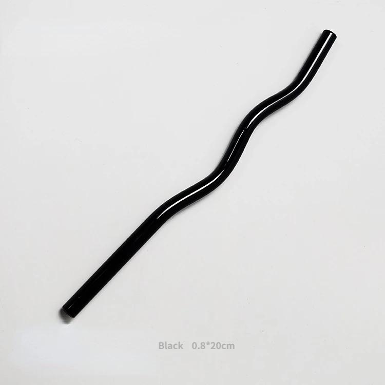Reusable Glass Straw Long Stem Glass Straw Wholesale Straws Heat Resistant Glass Drinking Water Straws Eco Friendly Drinkware