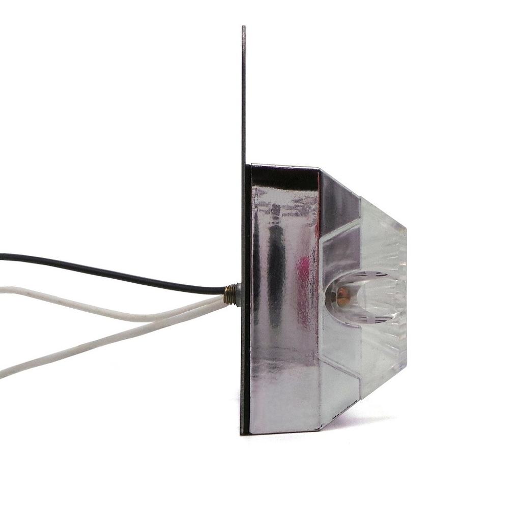 LED obrysové světlo 12-24V 4 funkce bílé, terénní