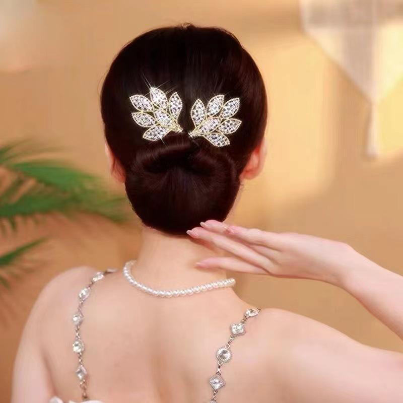 Ins Style Elegant Lazy Hair Curler Fshion Flower Fashion Flower Roller Hair Curler Lazy Hairpin Butterfly Hair Clips For Girls