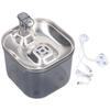 Cat Water Fountain Filtration System Infrared Induction 304 Stainless Steel Automatic Pet Water Dispenser