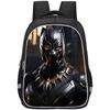 Large Capacity Lightweight Black Panther Kids Backpack For Boys And Girls School Use