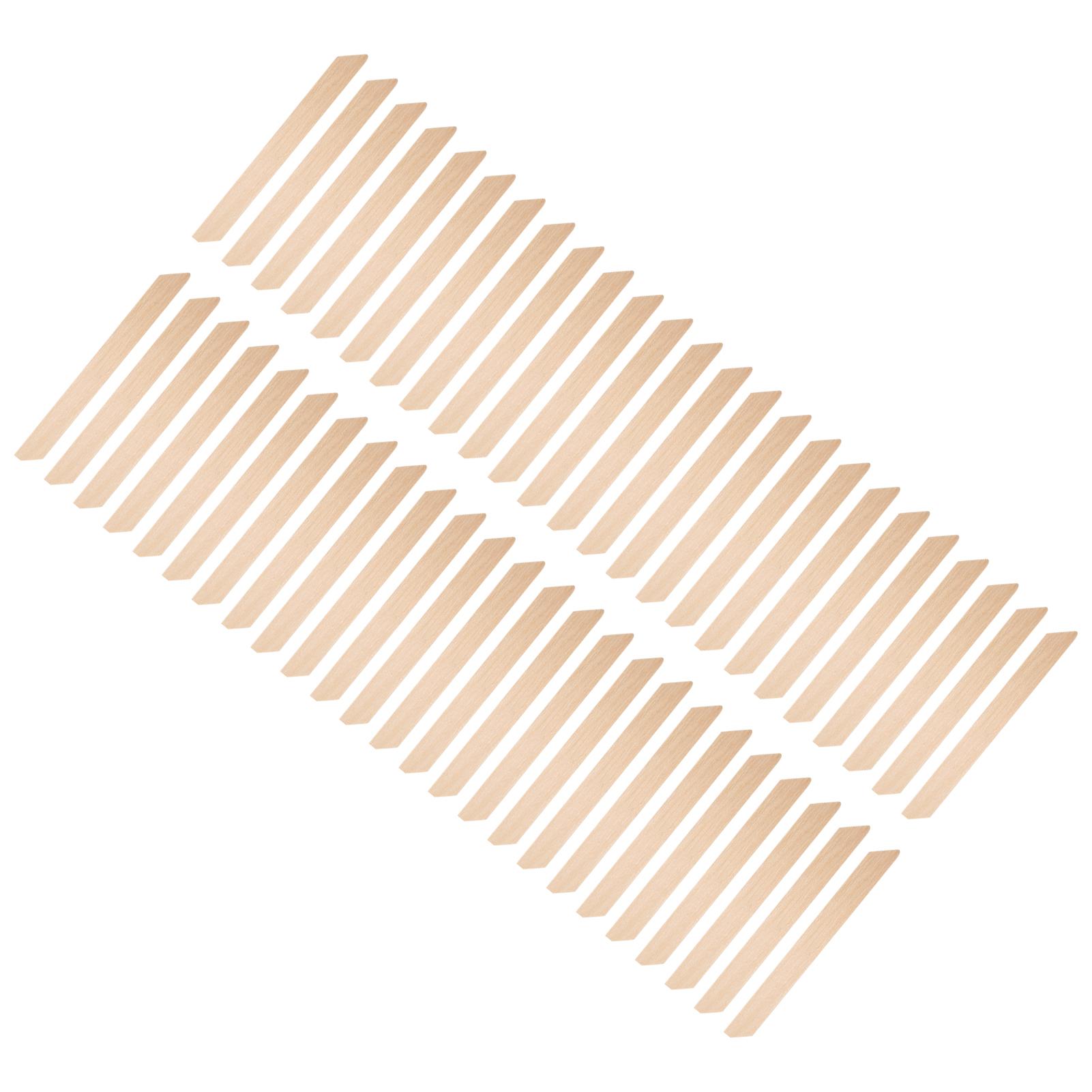 

50pcs Wax Spatulas Applicator Wood Waxing Applicator Sticks Leg Arm Facial Hair Removal Tool