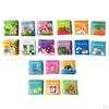 6 Pcs Development Cloth Book Educational Toy (Body Parts Weather Animal Recognition) For Kids Early