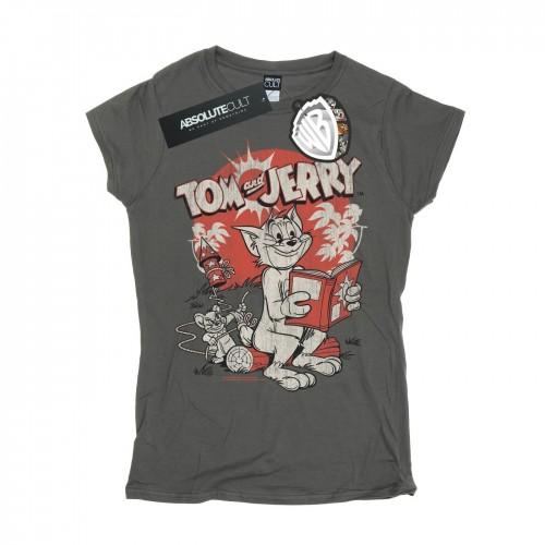 Tom And Jerry Womens/Ladies Rocket Prank Cotton T-Shirt