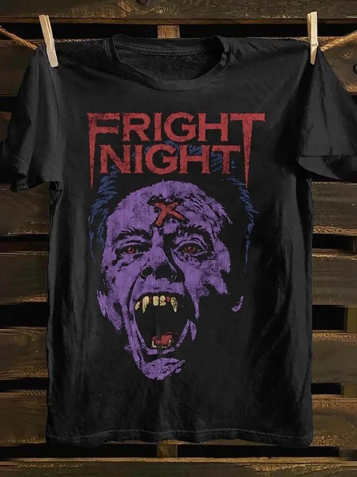Fright Night Men s T-Shirt - Vintage Fright Night Unisex T-Shirt S-5XL Q8361 XL