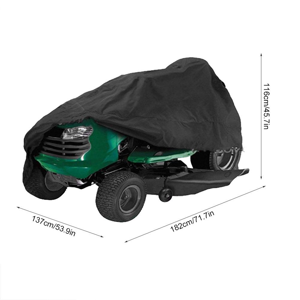 Outdoors Waterproof Oxford Cloth Lawn Mower Tractor Dust Cover Fit Deck Up To 54
