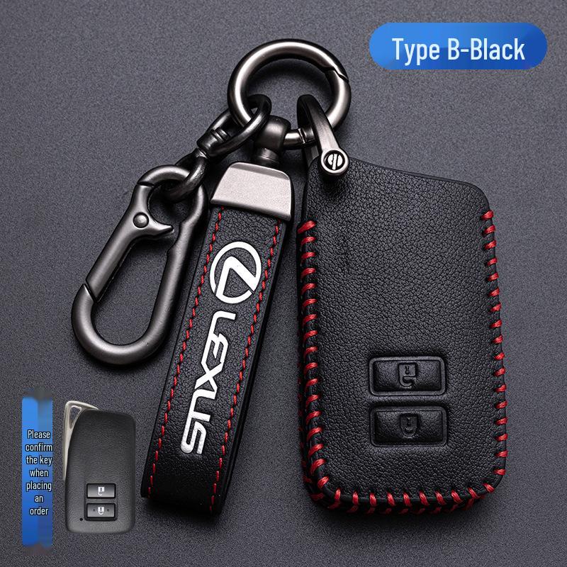 Husă cheie Lexus pentru GS IS ES200 NX RX300 CT200h - Geantă din piele cerată cu ulei